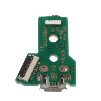 Печатна платка Тънка USB-зарядно устройство ще захранване на панела Конектор на контролера JDS-055 12-пинов гъвкав захранващ кабел Резервни части за Sony