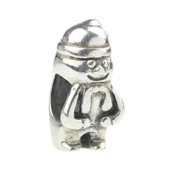 Beadshunter, автентичен чар от сребро 925 проба, Красив мъж за европейския гривна