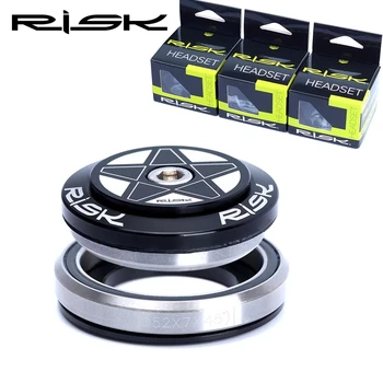 Слушалки RISK Mountain Road Диаметър 41,8 / 42-52 мм слушалки с двоен подшипником, интегрирана в 1 1/2 група велосипедни слушалки с конична директен вилица