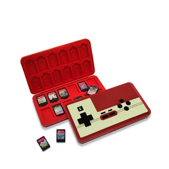 Кутия за переключающих карти Силиконова кутия за магнитни карти и Аксесоари за съхранение на касети Switch Game 24 В 1