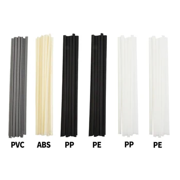 10шт 20 см заваръчни Пластмасови пръти ABS / PP / PVC / PE Заваръчни пръчки Заваряване пръчката за заваряване на пластмаса пистолет за броня ремонт на Заваръчни консумативи