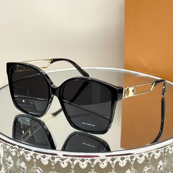 Модерни мъжки слънчеви очила елитни марка Очила в квадратна рамка, Нови женски улични очила с лещи градиентными