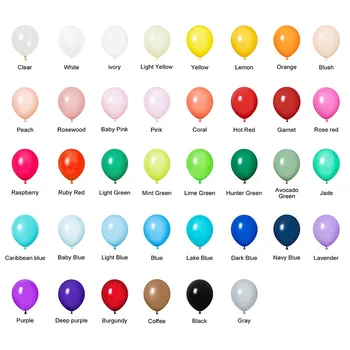100шт 5-инчови Цветни балони Латекс топки Розови, Сини Златисто-бели балони, Декор парти по случай рождения Ден на Коледната украса