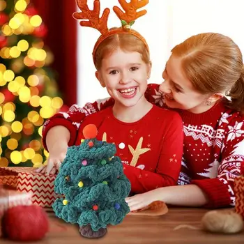 1 бр. на Коледно парти ръчно плетени, празнична украса на Коледна елха, бижута, ширити със собствените си ръце, Креативни подаръци, Нестандартен 2023 година