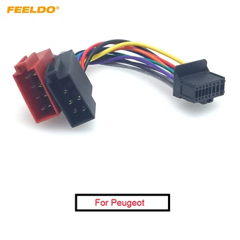 FEELDO Car Stereo Audio Conversion Plug-Адаптер За Преобразуване на cd Pionner В Peugeot Колан, Кабели, CD-Радио Оригиналния Кабел на Главата Устройства