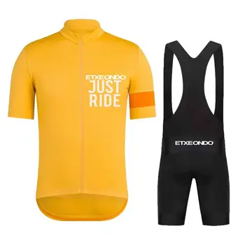 Etxeondo-Мъжки комплект от Джърси за велоспорта, Велосипедна дрехи, МТБ Шорти, Ризи Пътят мотори, Чорапогащници с подплата, Спортно облекло, Лятна тениска