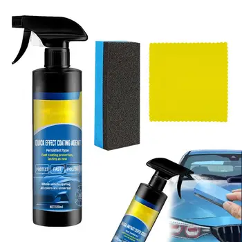 Покритие за обновяване на боя на автомобила, Мултифункционален Средство За актуализиране на покритие, Течен Керамично Нанопокрытие за кола, Полиращ спрей за почистване на автомобила