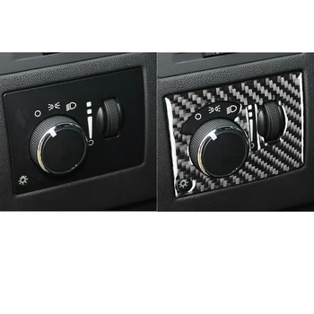 Капак панел на фаровете от въглеродни влакна за за Dodge Challenger 2008-2014, Стикери за украса на интериора на колата, Аксесоари