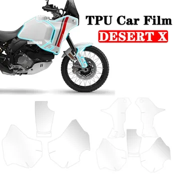 За Ducati Desert X 2023 2024 Защитно фолио от TPU Мотоциклет Срещу надраскване Невидим защитен филм Пълна фолио за кола