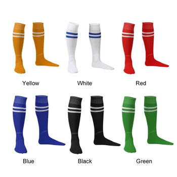 1 Чифт унисекс Чорапи до коляното Футболни спортни чорапи над коляното Чорапи за бягане за бейзбол футболни Мъжки Дамски чорапи