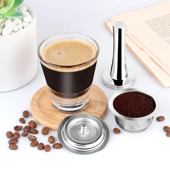 Филтър за многократна употреба ICafilas За Кафе Капсули Nespresso Vertuo От Неръждаема Стомана Espresso Vertuoline 80/150/230 мл