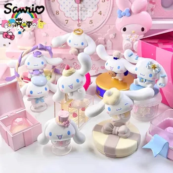 Sanrio Cinnamoroll Blind Box Играчки Аниме Фигурки Десерт Серия На Модела Играчки Kawaii Хубава Статуетка Кукла Тенис На Декор Детски Подаръци-Изненади