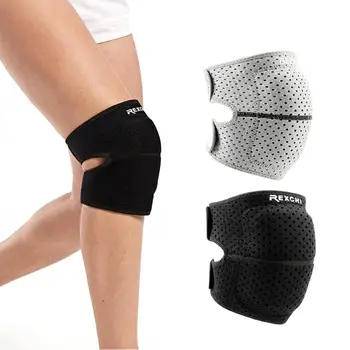 Спортни коленете Дишаща Сгъсти Бандаж за подкрепа на коляното Спортно оборудване за фитнес, за джогинг и каране