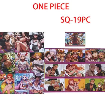 Аниме ONE PIECE Редки флаш-карти ПЛ Reflections Хенкок Luffy Ямато Zoro Санджи Играчки за момчета Колекционерски картички Подаръци за рожден ден