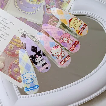 Коледен подарък Sanrio Hello Kitty Kuromi Cinnamoroll Аниме Kawai Популярна Шнола Модни Скъпа Мультяшная Шнола Аксесоари За коса