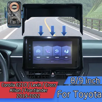 За Toyota Corolla E210 Levin Allion Frontlander Cross 19-22 Интериор 8/9 см Автомобилното Безжично Зарядно за Телефон, GPS Навигация Скоба