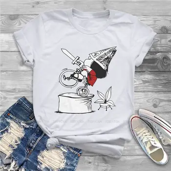 Завоевателя Женска Тениска Mafalda Комикси Quino С Кръгло Деколте За Момичета с Къс Ръкав 4XL Женска Тениска Забавен Сладък Подарък