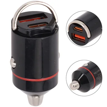 USB зарядно за кола за телефон QC3.0 Аксесоари за бързо зареждане на салон за кола зарядно За Запалка Бързо зареждане на 36 W