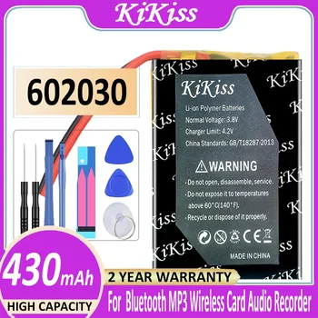  Батерия KiKiss 602030 (2 линии) 430 ма за карта за безжична Bluetooth MP3 Батерии аудиомагнитофона